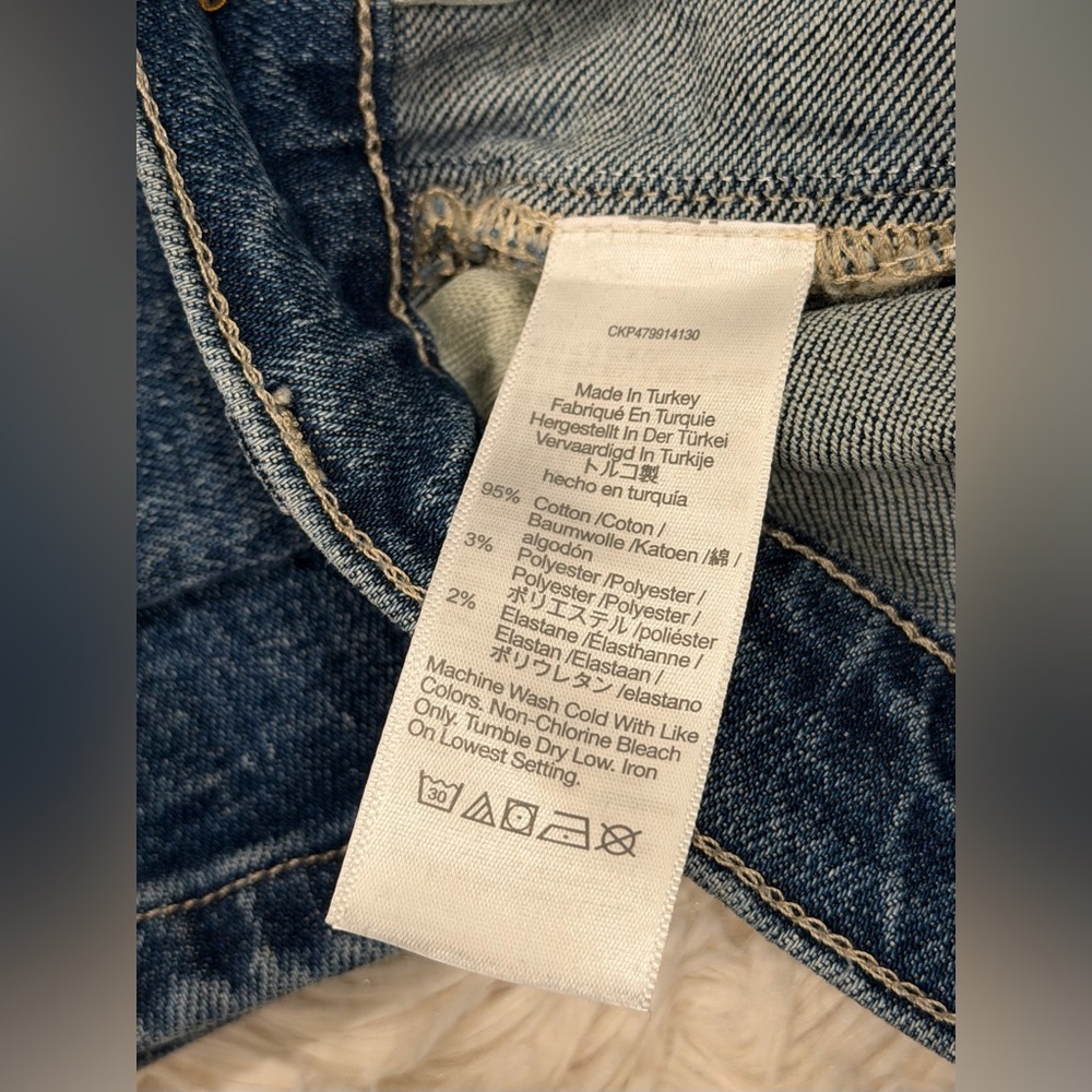Madewell The Perfect Vintage Wide-Leg Jeans 29 Clemens Wash High Rise Button Fly - Picture 11 of 11